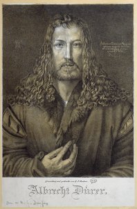 Autoritratto a 28 anni, 1500, inciso da G. P. Buchner